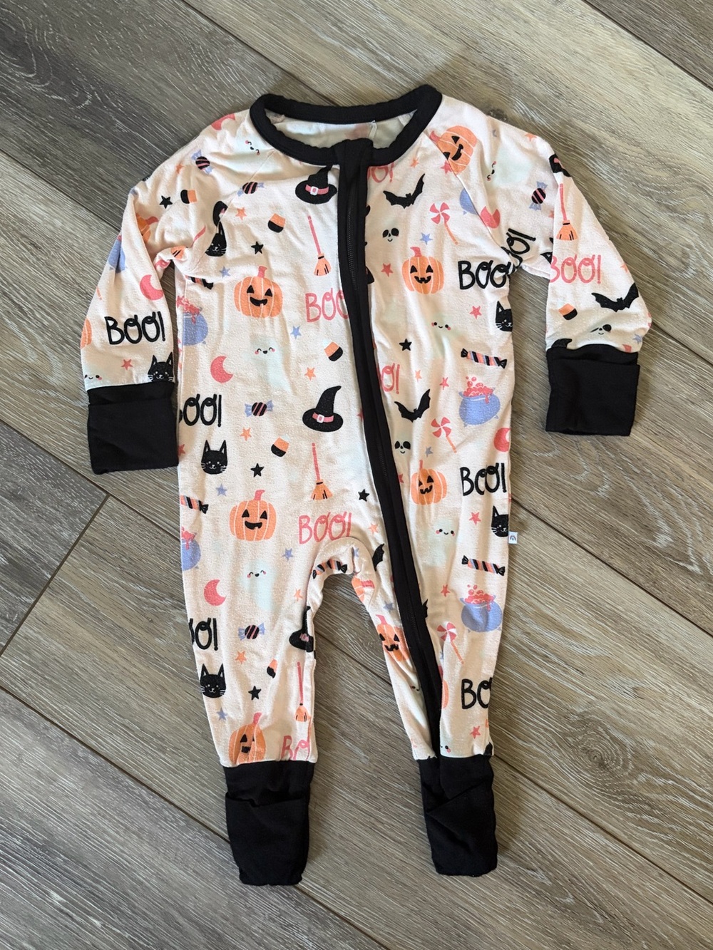 Emerson And Friends Bamboo Halloween Convertible Baby Pajamas